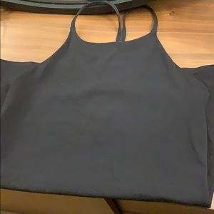 Lululemon High Neck Powder Y Tank in Blank